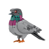 Mocsage MOC-208738 Feral Pigeon Building Blocks Set (255PCS)